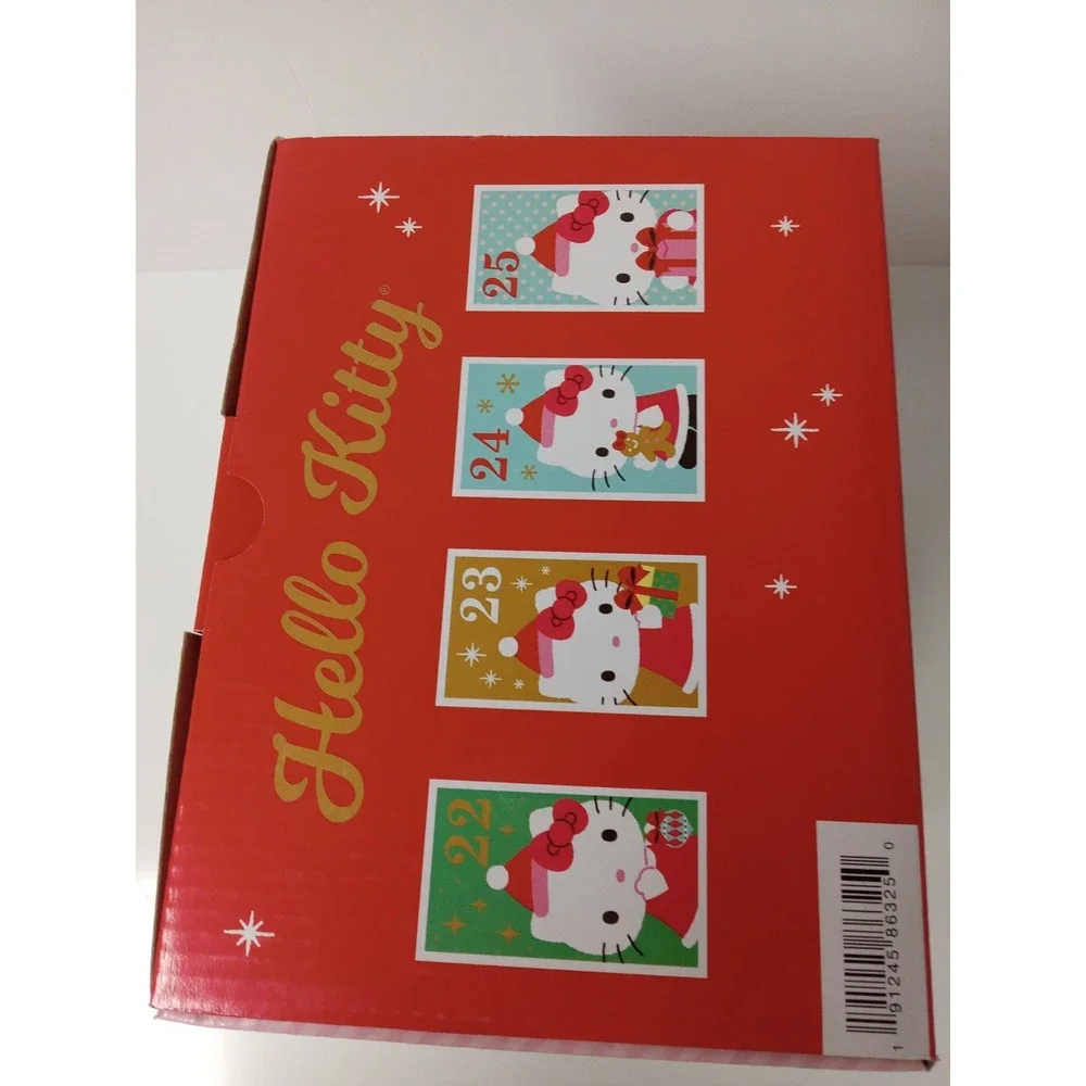 Hello Kitty Holding Christmas Wreath Airblown Inflatable 4.5‎ Feet Tall New